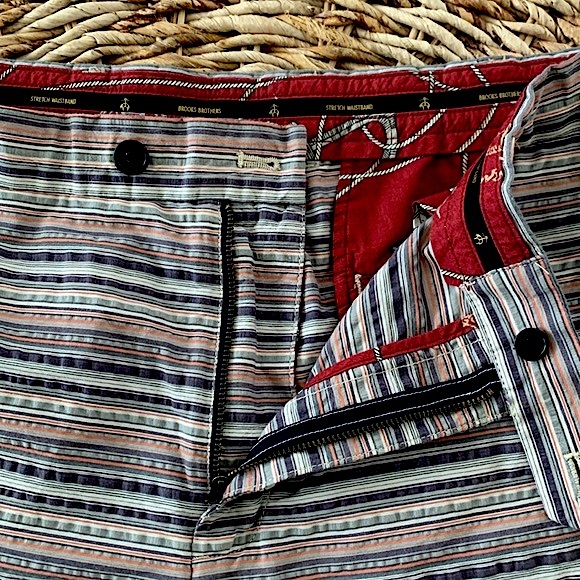 Brooks Brothers Multicolor Stripe Bermuda - Picture 4 of 11
